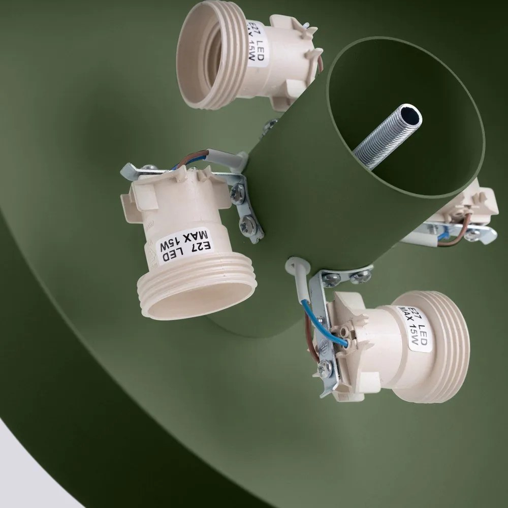 Plafonieră verde Blacko – Sollux