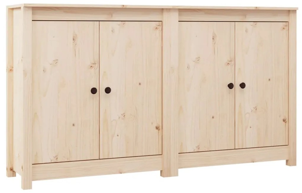 3114064 vidaXL Servante, 2 buc., 70x35x80 cm, lemn masiv de pin