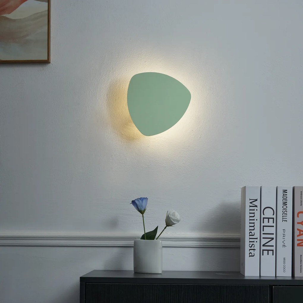 Lampă de perete de design verde organic 20 cm 2 lumini - Pulley