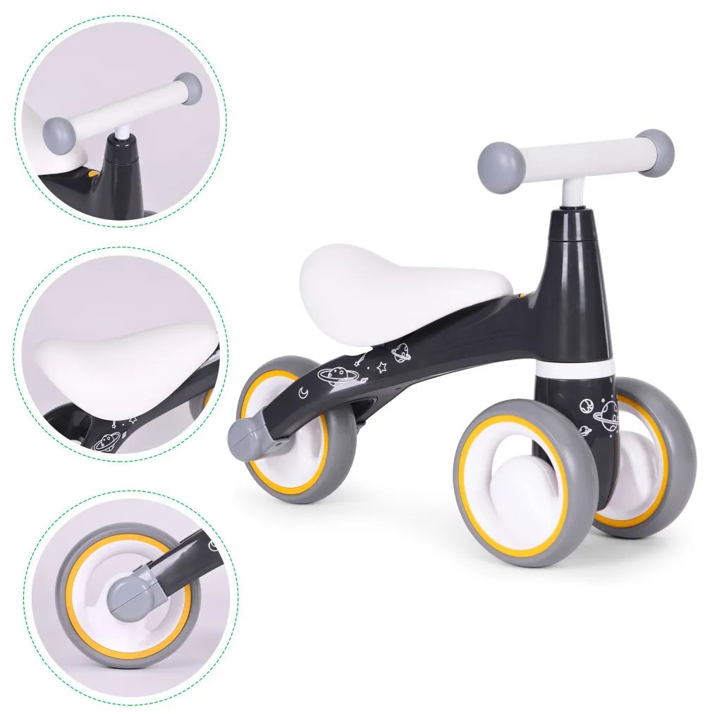 Triciclu cu design sigur și roți EVA Cosmic