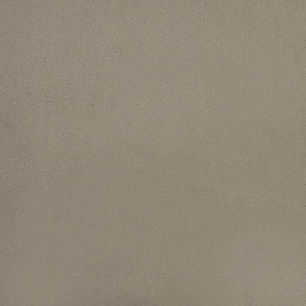 Taburet, gri deschis, 60x60x39 cm, catifea Gri deschis