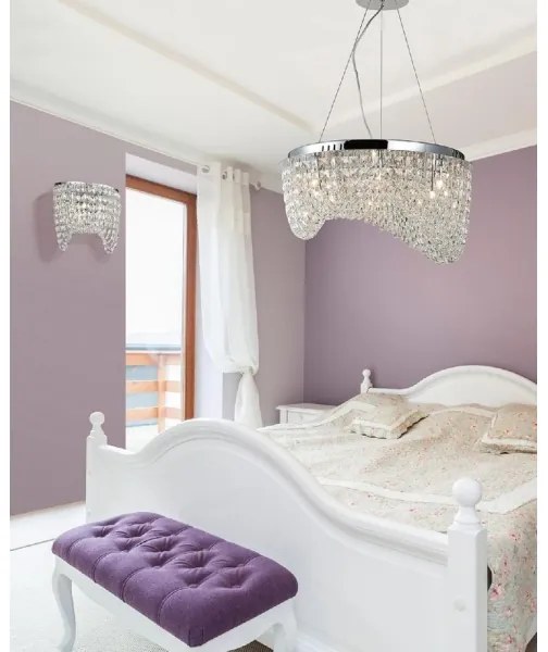 Azzardo AZ1284 - Lustră pe cablu de cristal CARMEN 6xG9/40W/230V