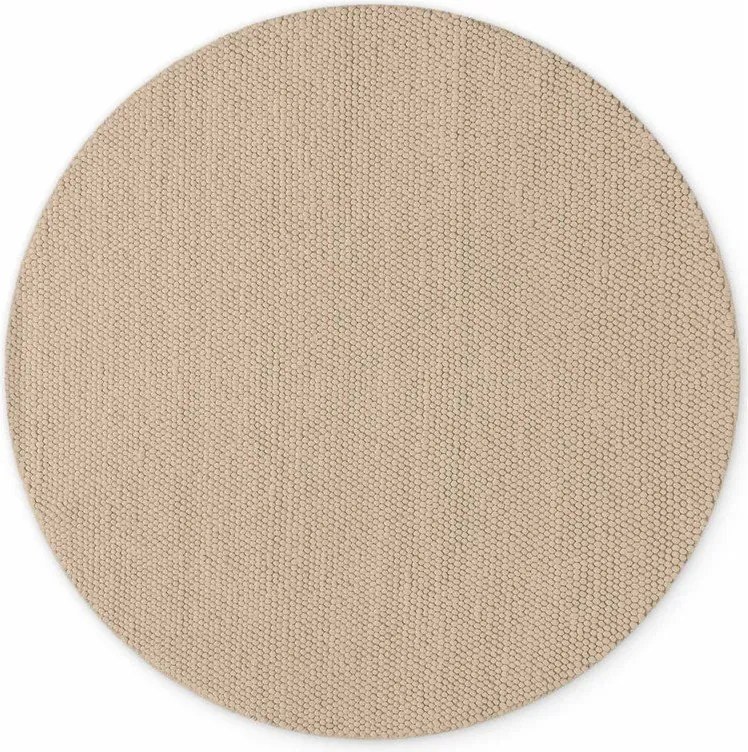 Covor bej țesut manual rotund din lână ø 200 cm Richmond Diana – Ted Baker