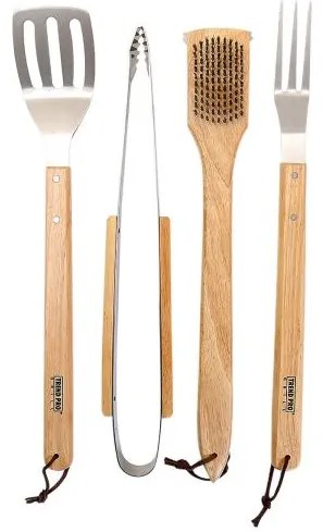 Set ustensile pentru barbeque 4 piese