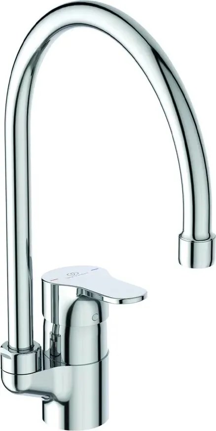 Baterie bucatarie Ideal Standard Cerabase crom lucios cu pipa inalta