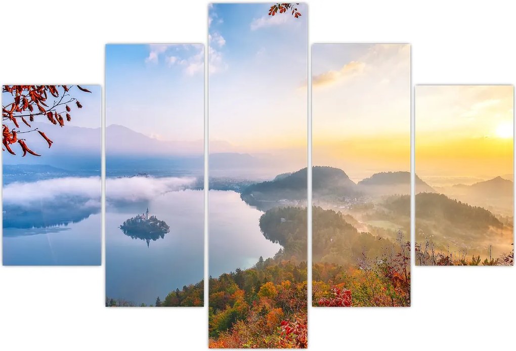 Tablou - Lacul Bled (150x105 cm)