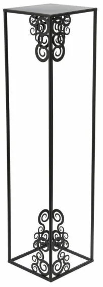 Suport pentru flori 80x24 cm, negru