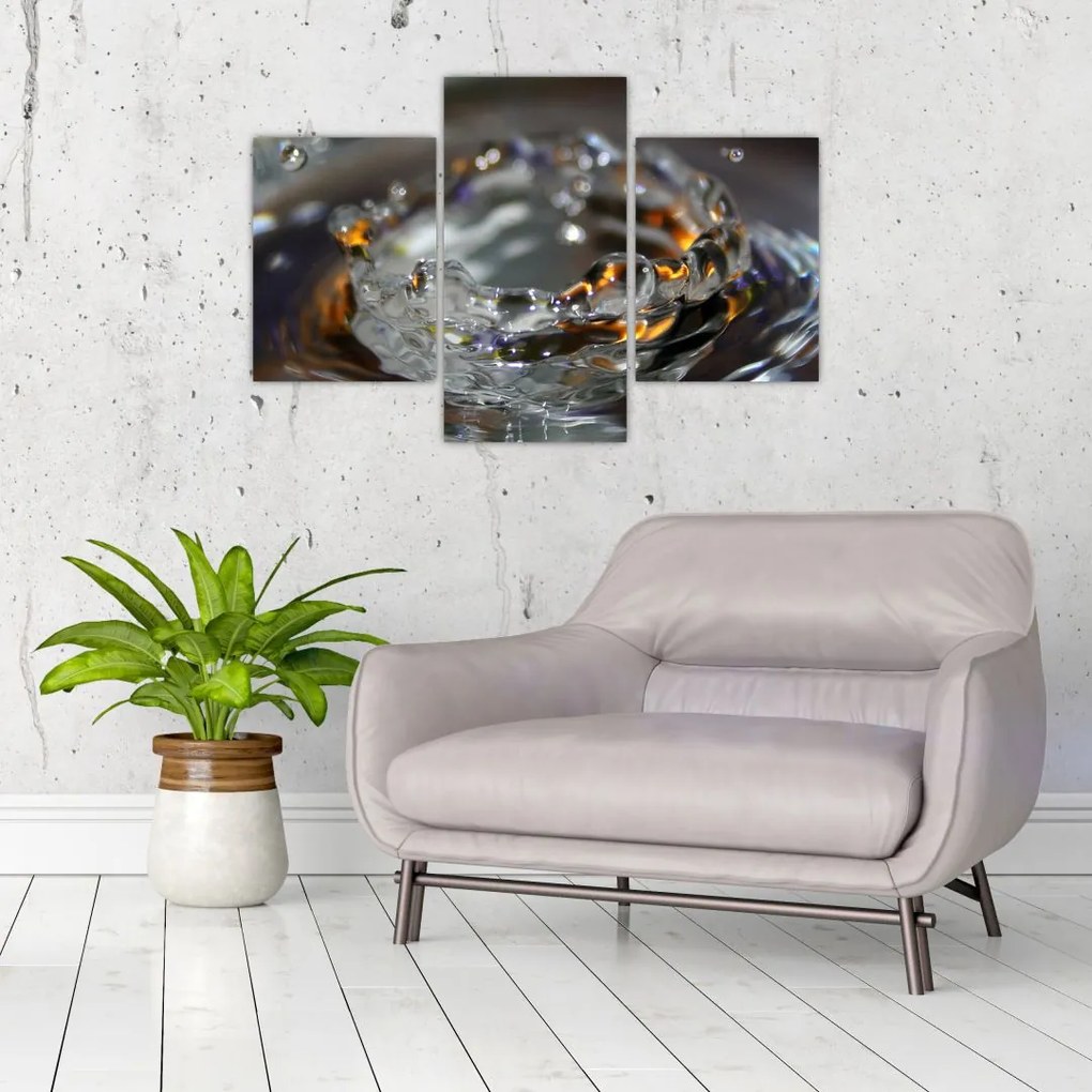 Tablou cu brățara din picături de apă (90x60 cm)