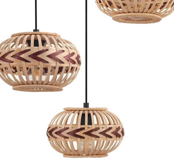 Eglo 43273 - Lustră pe cablu DONDARRION 3xE27/40W/230V