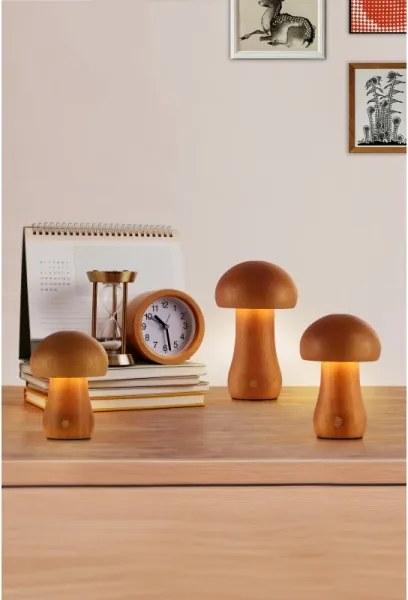 Searchlight EU34125NA - Set de 3 lămpi de masă LED MUSHROOM, 1,1W/5V