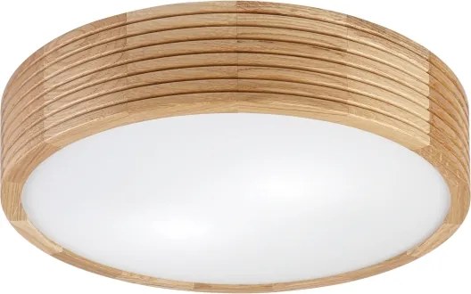 Brilagi - Plafonieră LED CARVALHO MODERN 2xE27/60W/230V Ø 37,5 cm stejar