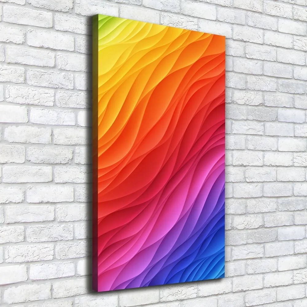 Tablouri tipărite pe pânză Valuri colorate