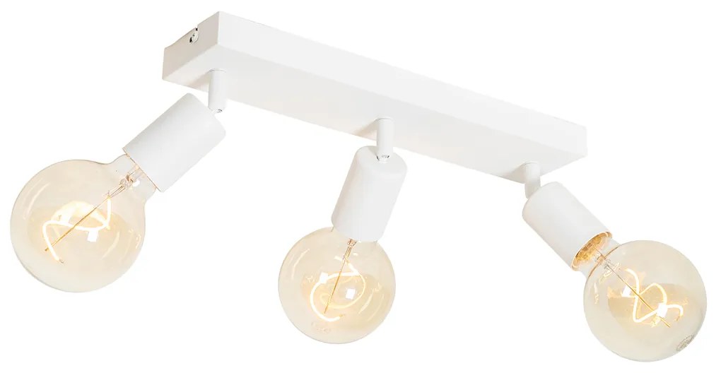 Spot modern alb dreptunghiular 3 lumini - Facil