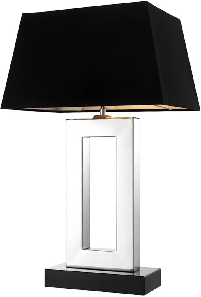 Veioza Arlington Table Lamp Granite/Black/Nickel | EICHHOLTZ