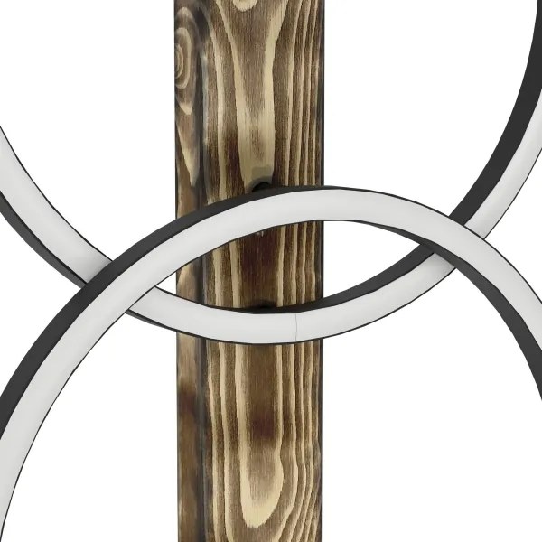 Lampadar LED Eglo 900892 BOYAL 2xLED/12W/230V 3000K maro/negru