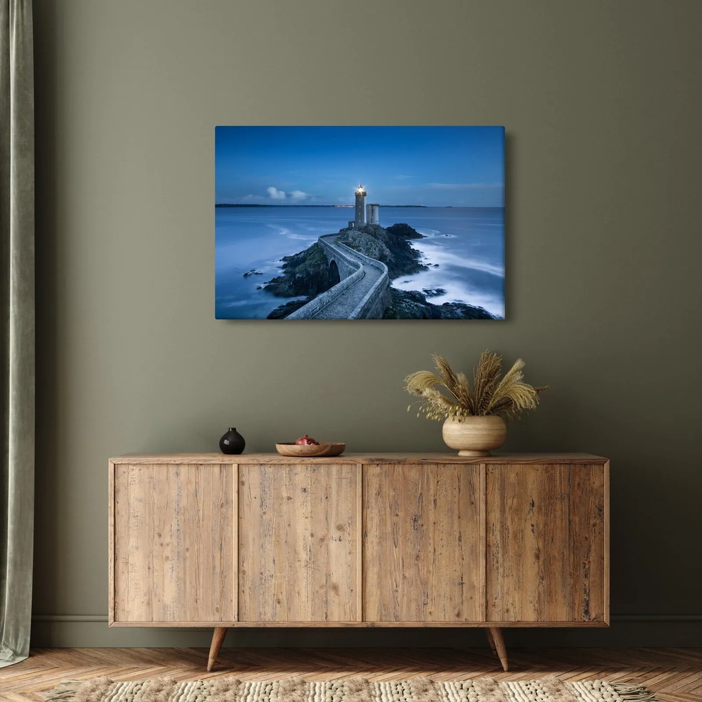 Tablou cu far și marea (90x60 cm)