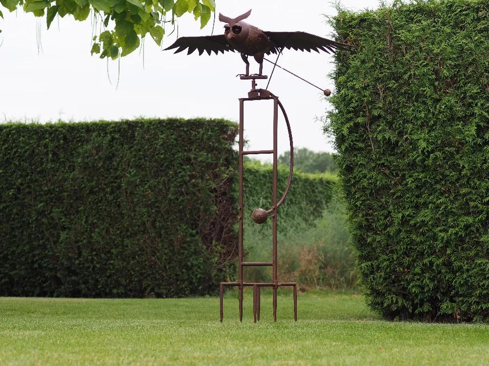 Figurina metal Giant flying owl