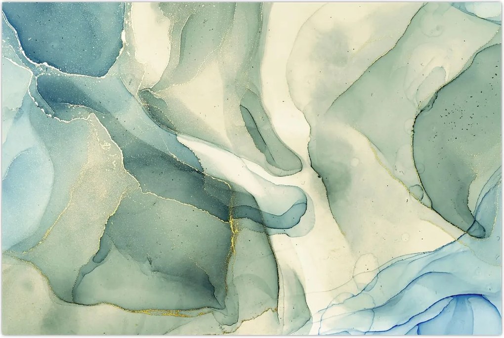 Tablou - Abstract cerneală 3 (90x60 cm)