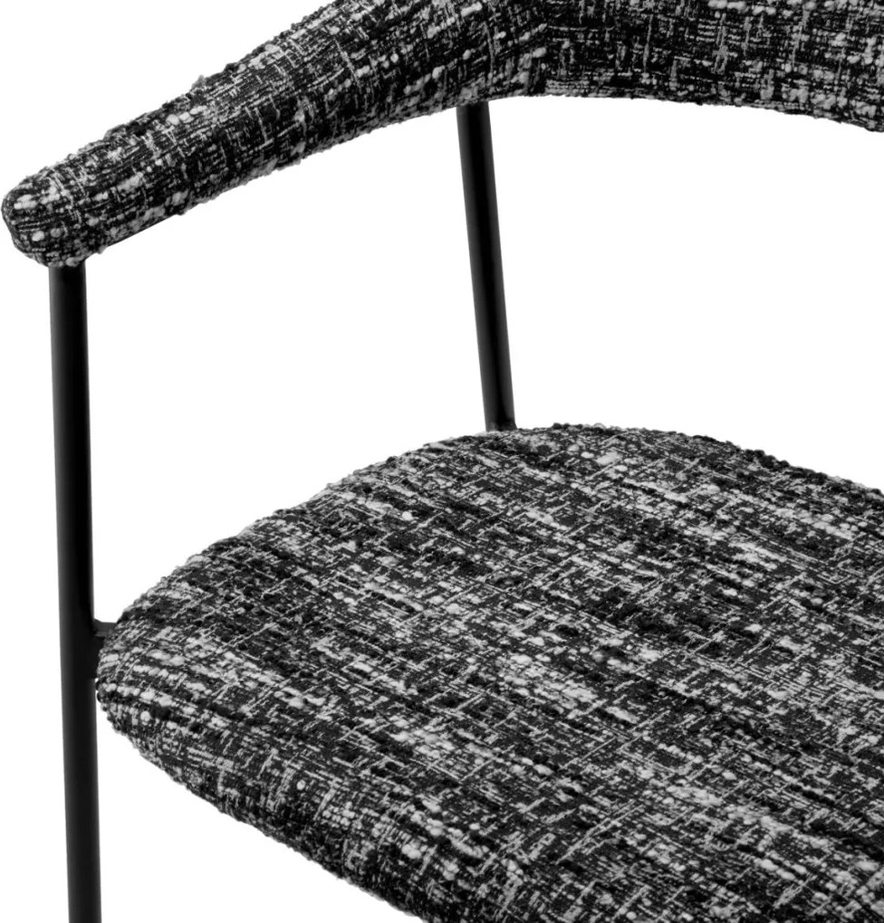 Set de 2 scaune design LUX Julio, Boucle sonata black