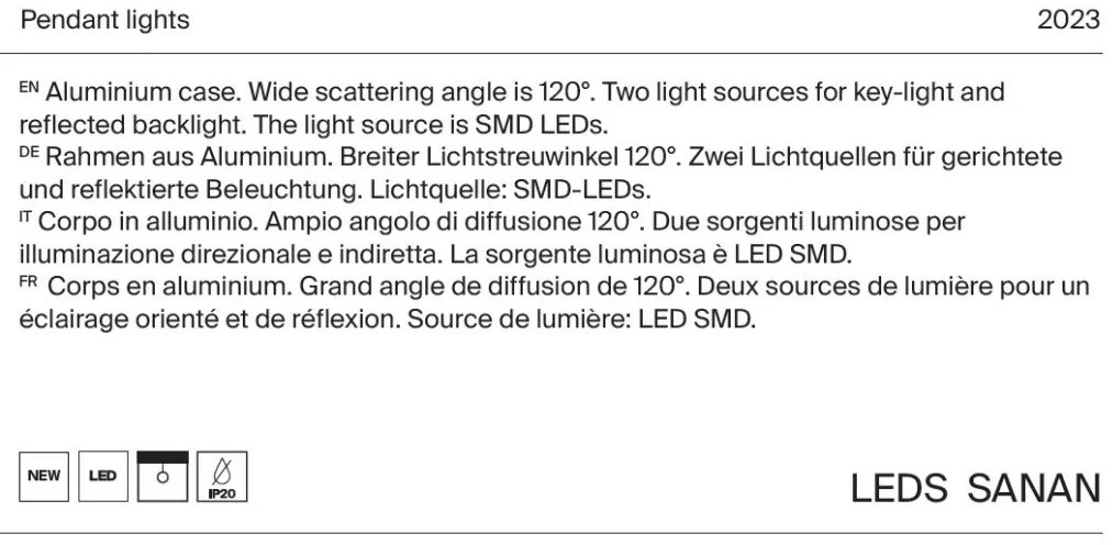 Lustra LED design tehnic Step alb, 91cm