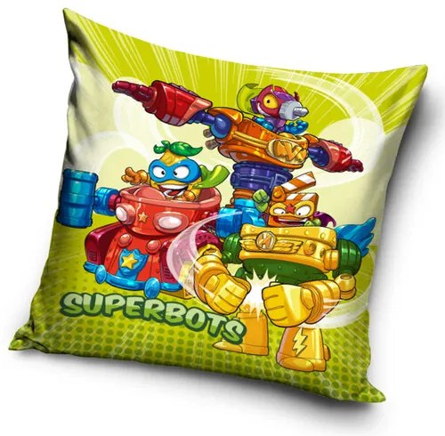 Față de pernă SuperZings Superbots, 40 x 40 cm