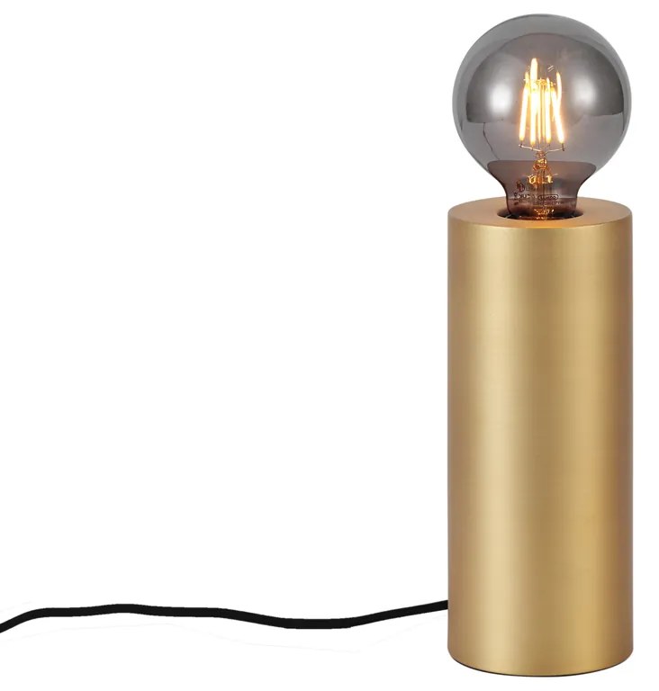 Lampă de masă modernă alamă 24cm - Cylinder