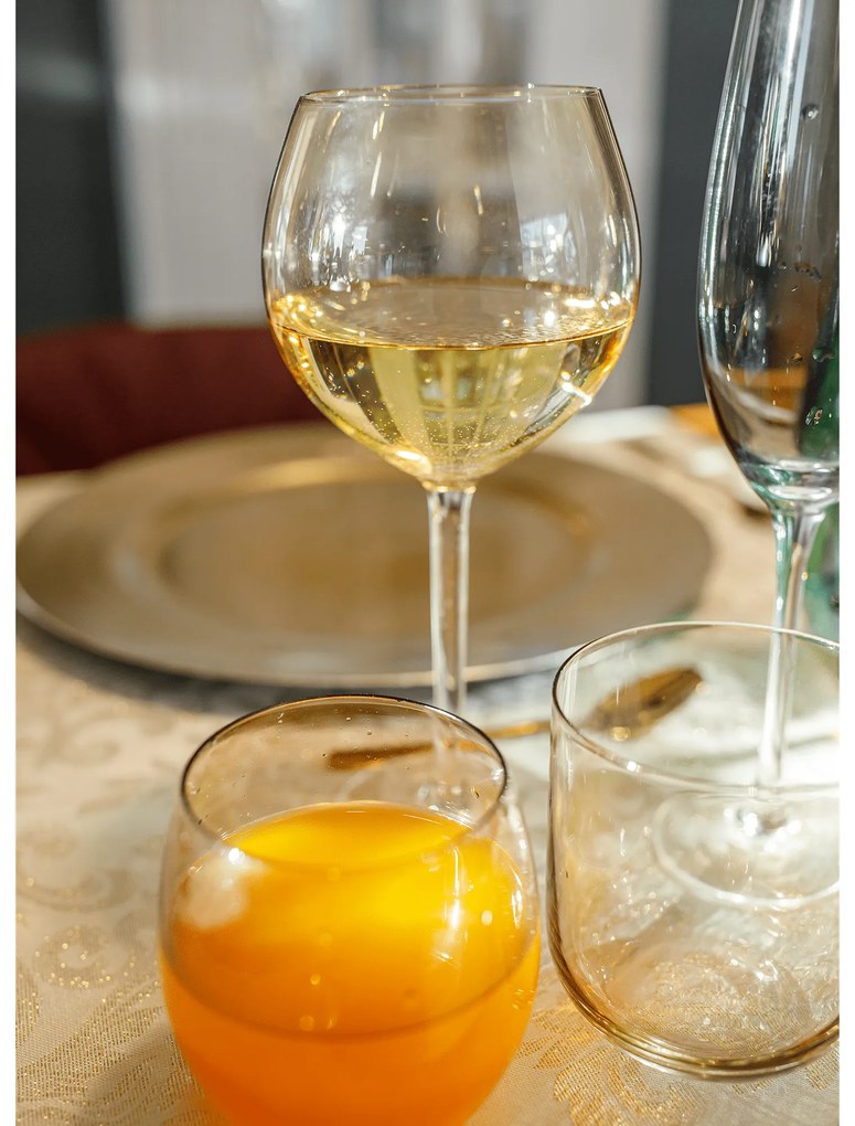 Pahare de vin, set de 6, 500 ml, maro deschis fumuriu , LILO TIP 1