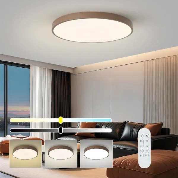 Brilagi-LED Corp de iluminat reglabil POOL SMART LED/100W/230V 80 cm Wi-Fi Tuya + telecomandă maro