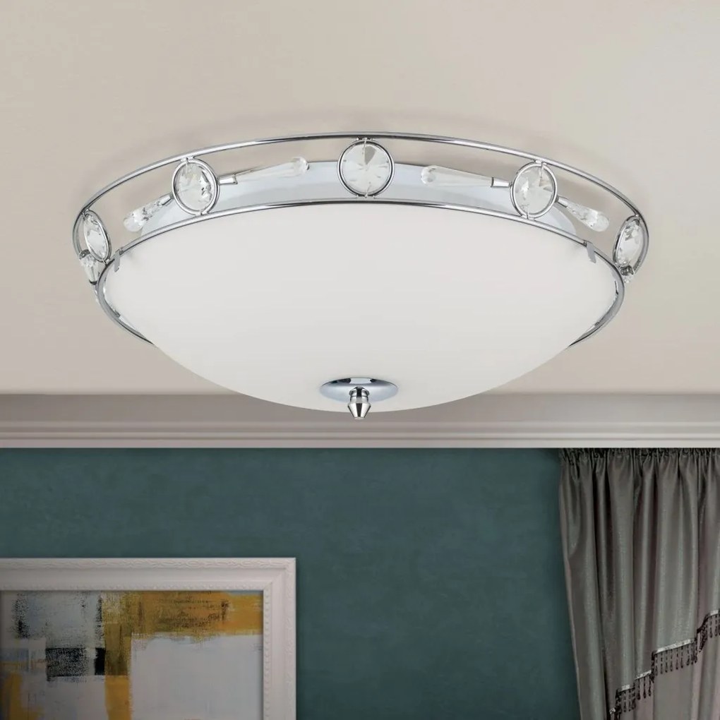 Plafoniera design modern OPALDESIGN 45cm, satin