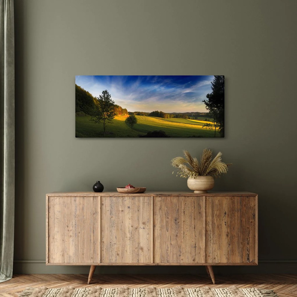 Tablou - Lunca de munte (120x50 cm)