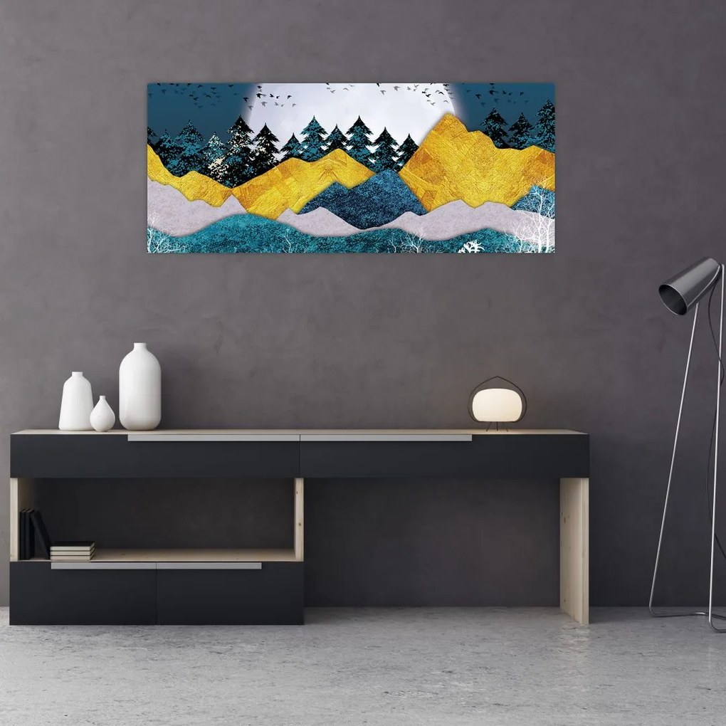 Tablou - Peisaj polar (120x50 cm)