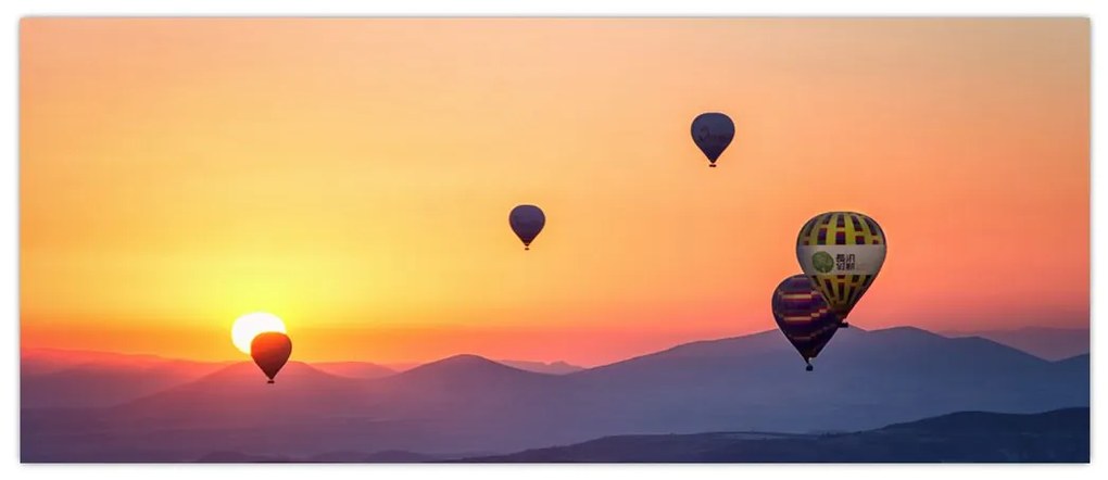 Tablou cu baloane de aer cald (120x50 cm)