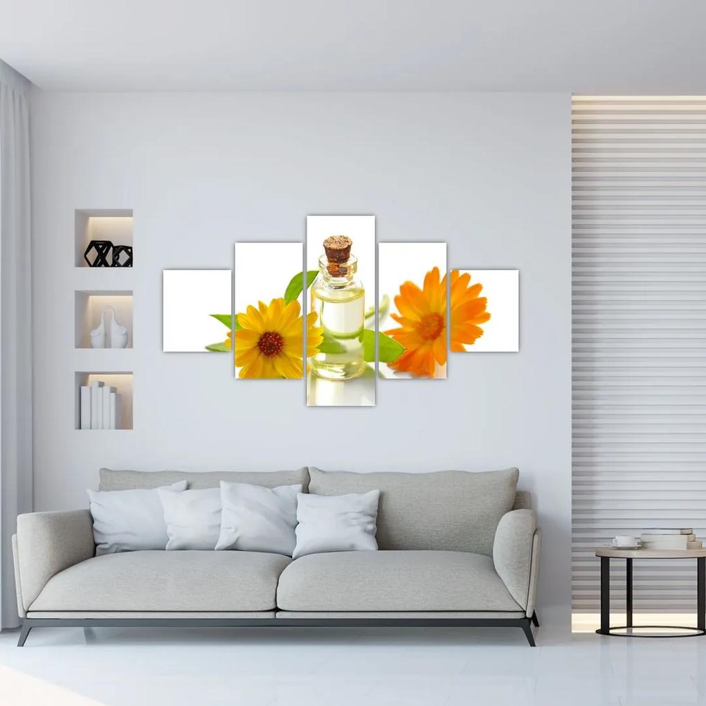 Tablou cu ulei de flori (125x70 cm), în 40 de alte dimensiuni noi