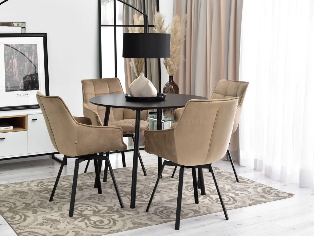 Scaun Aranbura (bej + negru). Promo -14%. 1110887