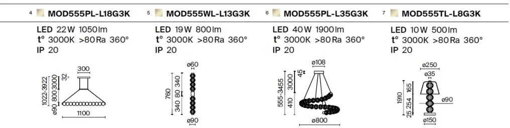 Lustra LED suspendata design decorativ Amulet