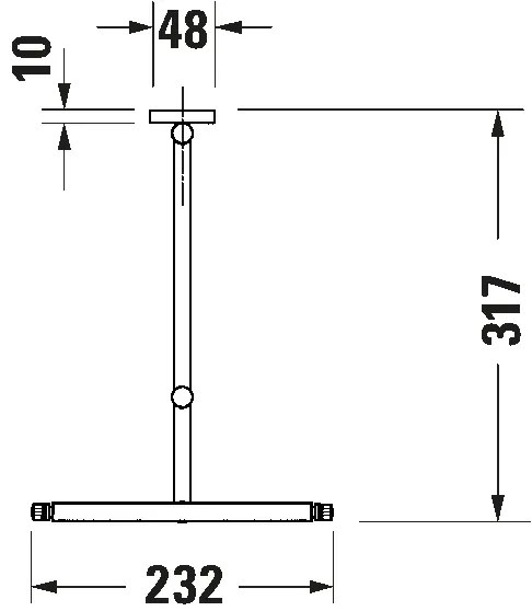 Duravit 99121000 - Oglindă cosmetică de perete D-CODE, crom lucios