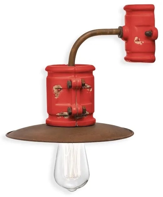 Aplica de perete design retro realizata manual din ceramica URBAN