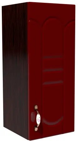 Corp superior 30 cu 1 usa Zebra MDF tulip rosu