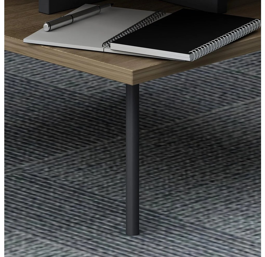 Set mobilier birou Ironman (antracit + Stejar) . 1102197