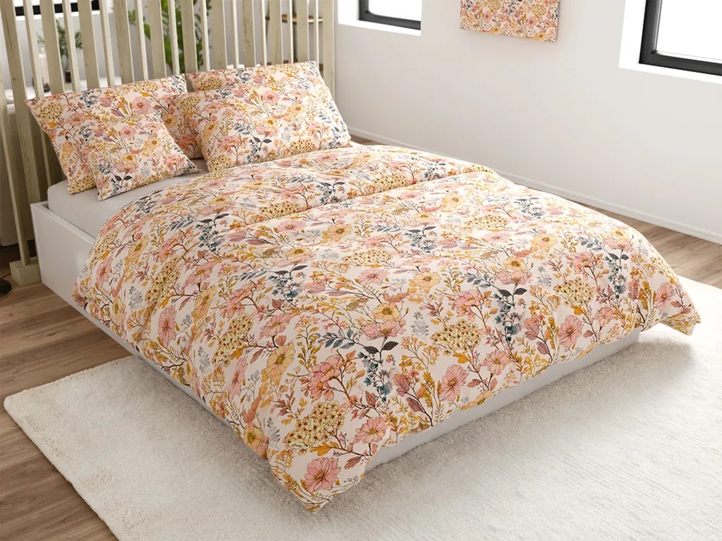 Lenjerie de pat policoton BLUMIRA POLY colorata Dimensiune lenjerie de pat: 70 x 90 cm | 140 x 200 cm