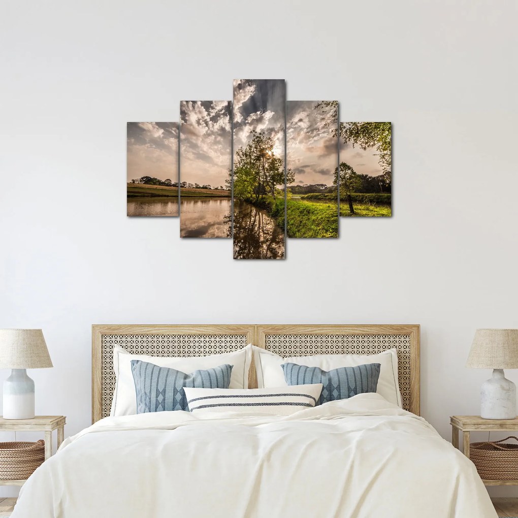 Tablou naturii cu raze de soae (150x105 cm)