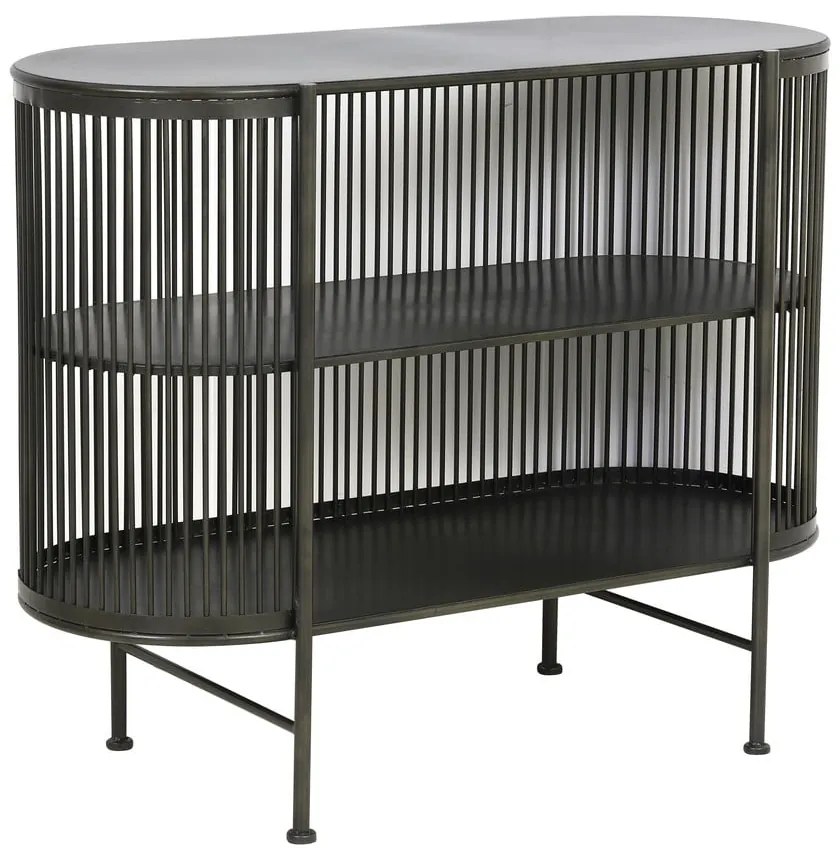 Comodă neagră din metal 100x80 cm Yinthe – Light &amp; Living
