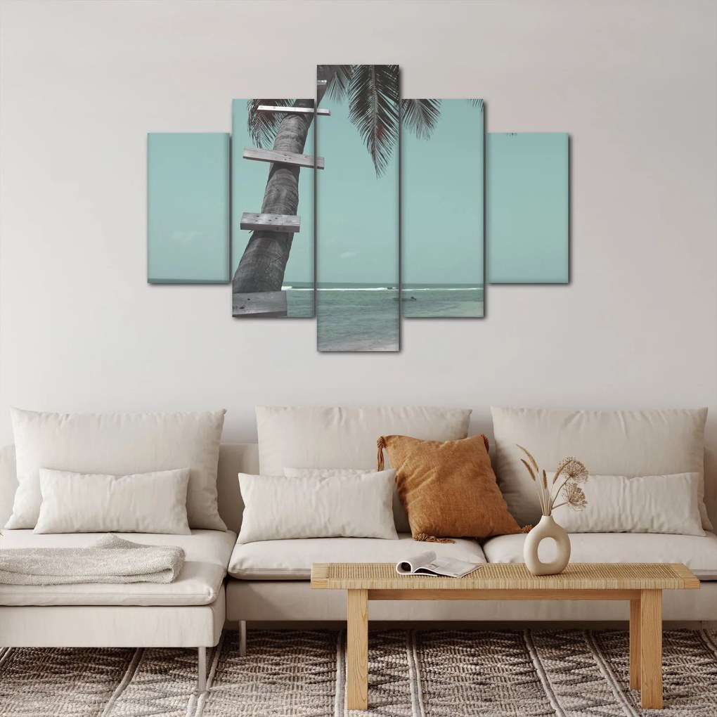 Tablou - Palma în Caraibe (150x105 cm)