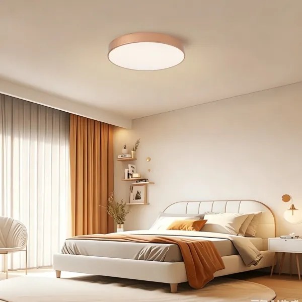 Brilagi - Lampă de tavan LED dimabilă POOL LED/60W/230V Ø 50 cm, bronz + telecomandă