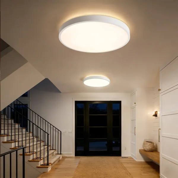 Brilagi - Corp de iluminat LED dimmabil GLASS POOL DOUBLE LED/80W/230V 60 cm alb + telecomandă