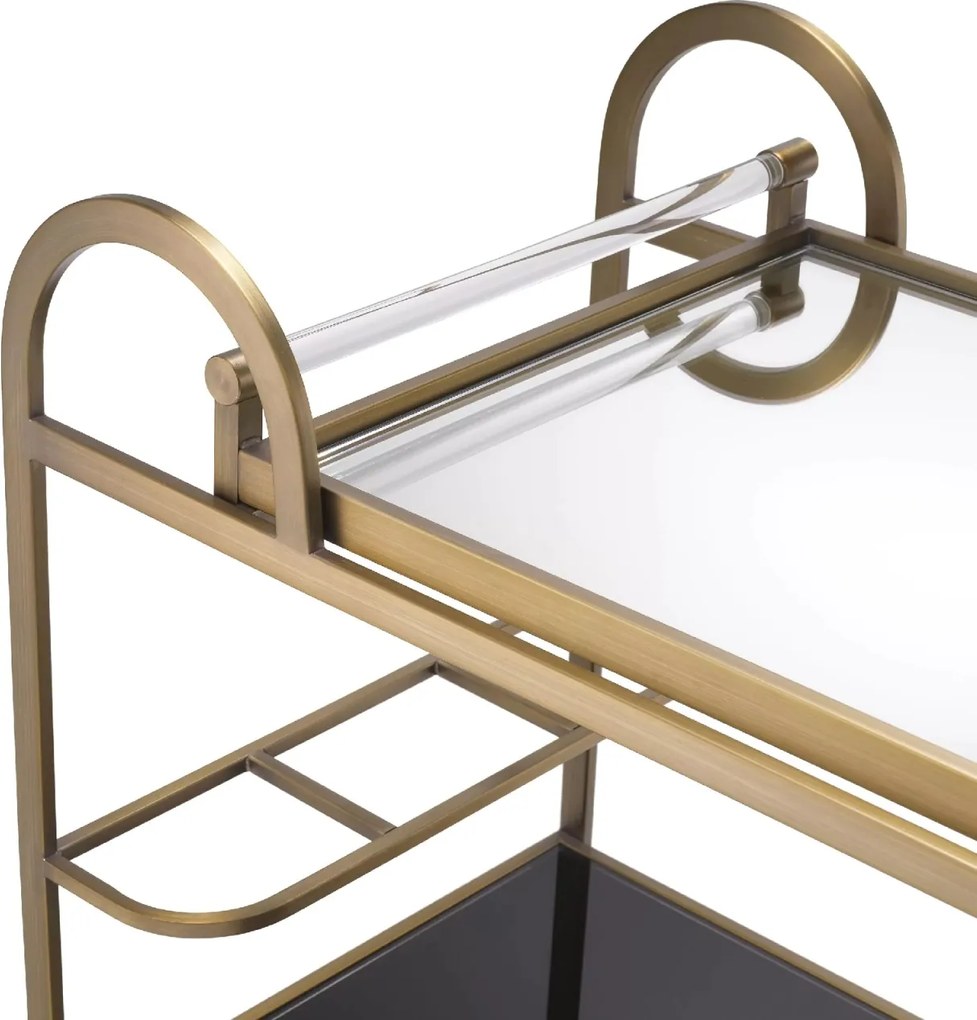 Gheridon design LUX/ masuta cu roti Montreuil