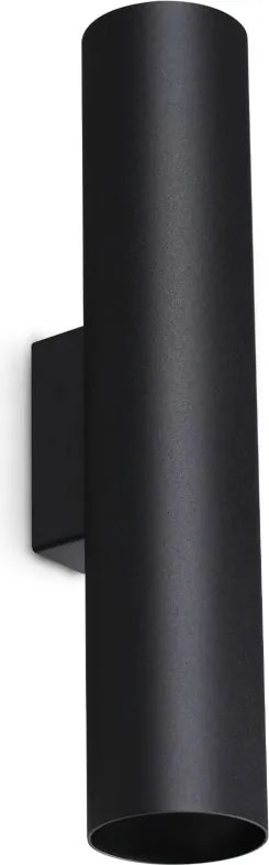 Aplica de perete LOOK AP2 ROUND D60 H300 NERO