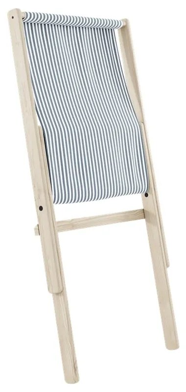 Fotoliu pliabil Karup Design Boogie Raw/Beach Blue