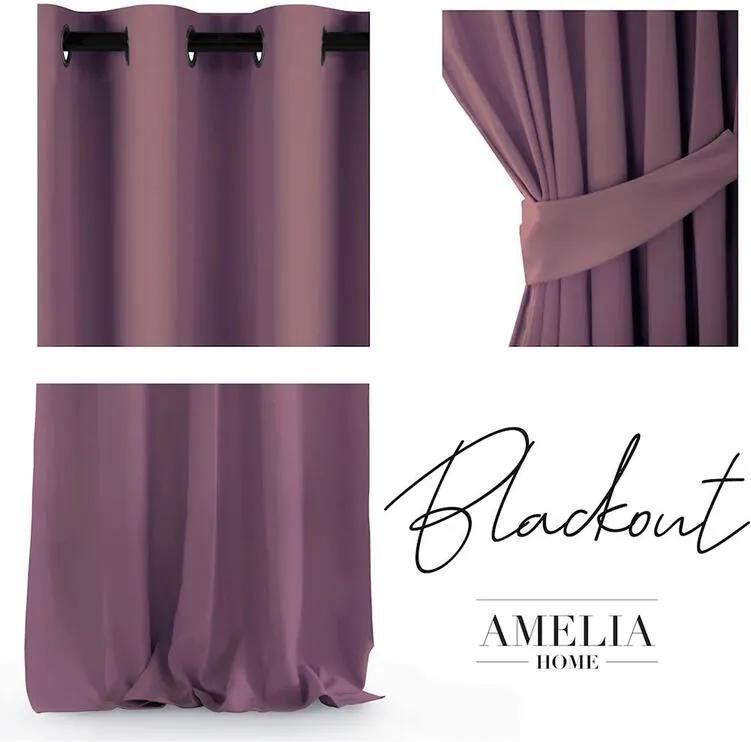 Draperie BLACKOUT AMELIA violet 140 x 245 cm 2 buc