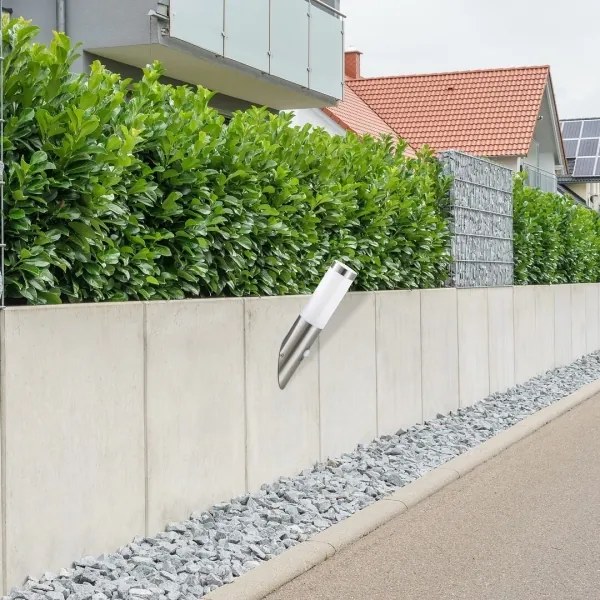 Aplică de exterior cu senzor INOX TORCH 1xE27/25W/230V IP44 Rabalux 8266